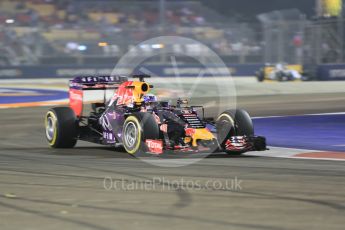 World © Octane Photographic Ltd. Infiniti Red Bull Racing RB11 – Daniel Ricciardo. Friday 18th September 2015, F1 Singapore Grand Prix Practice 2, Marina Bay. Digital Ref: 1429CB5D0251