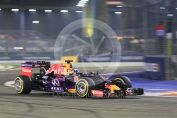 World © Octane Photographic Ltd. Infiniti Red Bull Racing RB11 – Daniel Ricciardo. Friday 18th September 2015, F1 Singapore Grand Prix Practice 2, Marina Bay. Digital Ref: 1429CB5D0311