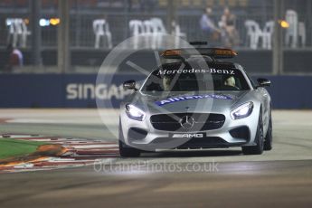 World © Octane Photographic Ltd. Safety Car. Friday 18th September 2015, F1 Singapore Grand Prix Practice 2, Marina Bay. Digital Ref: 1429CB7D0275