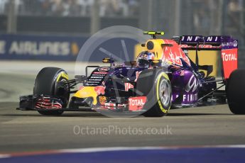 World © Octane Photographic Ltd. Infiniti Red Bull Racing RB11 – Daniil Kvyat. Friday 18th September 2015, F1 Singapore Grand Prix Practice 2, Marina Bay. Digital Ref: 1429CB7D0294