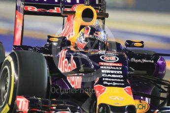 World © Octane Photographic Ltd. Infiniti Red Bull Racing RB11 – Daniil Kvyat. Friday 18th September 2015, F1 Singapore Grand Prix Practice 2, Marina Bay. Digital Ref: 1429CB7D0296