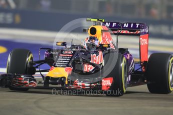 World © Octane Photographic Ltd. Infiniti Red Bull Racing RB11 – Daniil Kvyat. Friday 18th September 2015, F1 Singapore Grand Prix Practice 2, Marina Bay. Digital Ref: 1429CB7D0357
