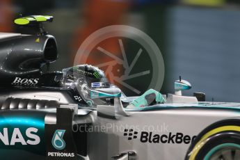 World © Octane Photographic Ltd. Mercedes AMG Petronas F1 W06 Hybrid – Nico Rosberg. Friday 18th September 2015, F1 Singapore Grand Prix Practice 2, Marina Bay. Digital Ref: 1429CB7D0397