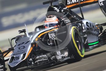 World © Octane Photographic Ltd. Sahara Force India VJM08B – Nico Hulkenberg. Friday 18th September 2015, F1 Singapore Grand Prix Practice 2, Marina Bay. Digital Ref: 1429CB7D0424
