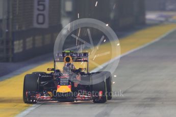 World © Octane Photographic Ltd. Infiniti Red Bull Racing RB11 – Daniil Kvyat. Friday 18th September 2015, F1 Singapore Grand Prix Practice 2, Marina Bay. Digital Ref: 1429CB7D0663