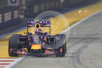World © Octane Photographic Ltd. Infiniti Red Bull Racing RB11 – Daniil Kvyat. Friday 18th September 2015, F1 Singapore Grand Prix Practice 2, Marina Bay. Digital Ref: 1429CB7D0667