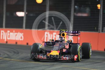 World © Octane Photographic Ltd. Infiniti Red Bull Racing RB11 – Daniil Kvyat. Friday 18th September 2015, F1 Singapore Grand Prix Practice 2, Marina Bay. Digital Ref: 1429LB1D5860
