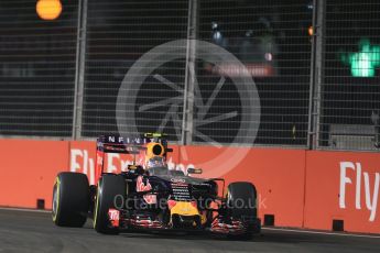 World © Octane Photographic Ltd. Infiniti Red Bull Racing RB11 – Daniil Kvyat. Friday 18th September 2015, F1 Singapore Grand Prix Practice 2, Marina Bay. Digital Ref: 1429LB1D5934