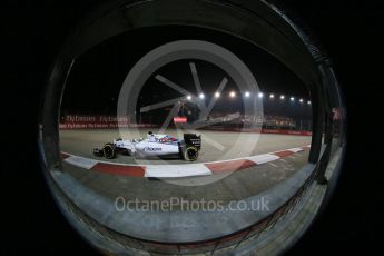World © Octane Photographic Ltd. Williams Martini Racing FW37 – Felipe Massa. Friday 18th September 2015, F1 Singapore Grand Prix Practice 2, Marina Bay. Digital Ref: 1429LB1D6294