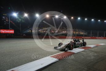 World © Octane Photographic Ltd. Sahara Force India VJM08B – Nico Hulkenberg. Friday 18th September 2015, F1 Singapore Grand Prix Practice 2, Marina Bay. Digital Ref: 1429LB1D6357