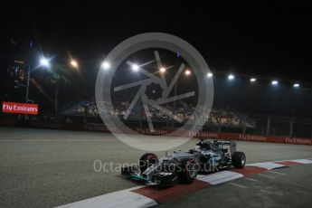 World © Octane Photographic Ltd. Mercedes AMG Petronas F1 W06 Hybrid – Lewis Hamilton. Friday 18th September 2015, F1 Singapore Grand Prix Practice 2, Marina Bay. Digital Ref: 1429LB1D6506