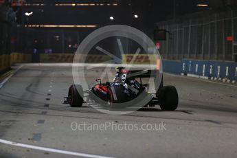 World © Octane Photographic Ltd. McLaren Honda MP4/30 - Jenson Button. Friday 18th September 2015, F1 Singapore Grand Prix Practice 2, Marina Bay. Digital Ref: 1429LB1D6599