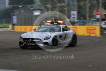 World © Octane Photographic Ltd. Mercedes AMG GTs Safety Car. Saturday 19th September 2015, F1 Singapore Grand Prix Practice 3, Marina Bay. Digital Ref: 1433CB7D1419