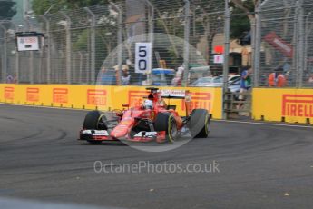 World © Octane Photographic Ltd. Scuderia Ferrari SF15-T– Sebastian Vettel. Saturday 19th September 2015, F1 Singapore Grand Prix Practice 3, Marina Bay. Digital Ref: 1433CB7D1462