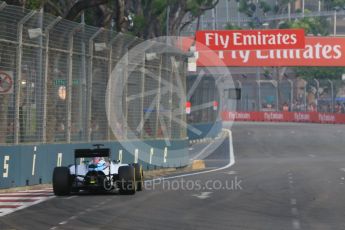 World © Octane Photographic Ltd. Williams Martini Racing FW37 – Felipe Massa. Saturday 19th September 2015, F1 Singapore Grand Prix Practice 3, Marina Bay. Digital Ref: 1433CB7D1564