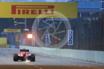 World © Octane Photographic Ltd. Scuderia Ferrari SF15-T– Sebastian Vettel. Saturday 19th September 2015, F1 Singapore Grand Prix Practice 3, Marina Bay. Digital Ref: 1433CB7D1643