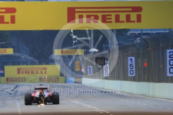 World © Octane Photographic Ltd. Scuderia Ferrari SF15-T– Sebastian Vettel. Saturday 19th September 2015, F1 Singapore Grand Prix Practice 3, Marina Bay. Digital Ref: 1433CB7D1694