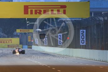 World © Octane Photographic Ltd. Scuderia Ferrari SF15-T– Sebastian Vettel. Saturday 19th September 2015, F1 Singapore Grand Prix Practice 3, Marina Bay. Digital Ref: 1433CB7D1702