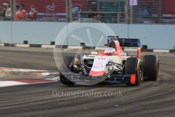World © Octane Photographic Ltd. Manor Marussia F1 Team MR03B – William Stevens. Saturday 19th September 2015, F1 Singapore Grand Prix Practice 3, Marina Bay. Digital Ref: 1433CB7D1899