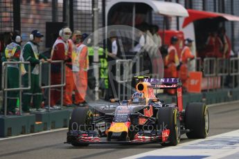 World © Octane Photographic Ltd. Infiniti Red Bull Racing RB11 – Daniil Kvyat. Saturday 19th September 2015, F1 Singapore Grand Prix Practice 3, Marina Bay. Digital Ref: 1433LB1D7115