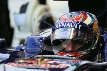 World © Octane Photographic Ltd. Scuderia Toro Rosso STR10 – Max Verstappen. Saturday 19th September 2015, F1 Singapore Grand Prix Practice 3, Marina Bay. Digital Ref: 1433LB1D7132