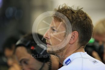 World © Octane Photographic Ltd. McLaren Honda MP4/30 - Jenson Button. Saturday 19th September 2015, F1 Singapore Grand Prix Practice 3, Marina Bay. Digital Ref: 1433LB1D7148