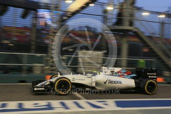 World © Octane Photographic Ltd. Williams Martini Racing FW37 – Felipe Massa. Saturday 19th September 2015, F1 Singapore Grand Prix Practice 3, Marina Bay. Digital Ref: 1433LB1D7430