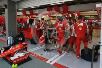 World © Octane Photographic Ltd. Scuderia Ferrari SF15-T– Kimi Raikkonen. Saturday 19th September 2015, F1 Singapore Grand Prix Practice 3, Marina Bay. Digital Ref: 1433LB1L9858