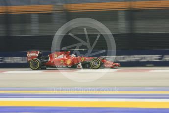 World © Octane Photographic Ltd. Scuderia Ferrari SF15-T– Sebastian Vettel. Saturday 19th September 2015, F1 Singapore Grand Prix Qualifying, Marina Bay. Digital Ref: 1434CB5D0779