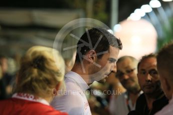 World © Octane Photographic Ltd. Manor Marussia F1 Team MR03B – Alexander Rossi. Saturday 19th September 2015, F1 Singapore Grand Prix Qualifying, Marina Bay. Digital Ref: 1434CB5D0825