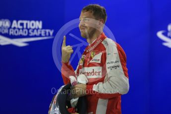 World © Octane Photographic Ltd. Scuderia Ferrari SF15-T– Sebastian Vettel. Saturday 19th September 2015, F1 Singapore Grand Prix Qualifying, Marina Bay. Digital Ref: 1434LB1D8196