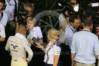 World © Octane Photographic Ltd. Williams Martini Racing FW37 – Valtteri Bottas. Saturday 19th September 2015, F1 Singapore Grand Prix Qualifying, Marina Bay. Digital Ref: 1434LB1D8305