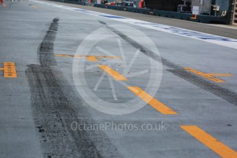 World © Octane Photographic Ltd. Mercedes AMG Petronas pit box. Saturday 19th September 2015, F1 Singapore Grand Prix Pit lane, Marina Bay. Digital Ref: 1432CB5D0489