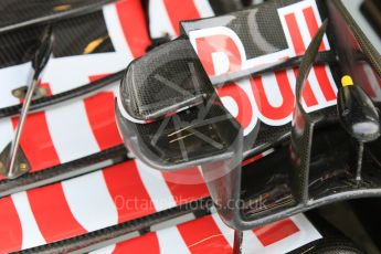 World © Octane Photographic Ltd. Scuderia Toro Rosso STR10 older twin vane front wing detail. Saturday 19th September 2015, F1 Singapore Grand Prix Pit lane, Marina Bay. Digital Ref: 1432CB7D1185