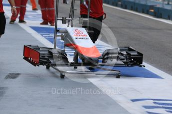 World © Octane Photographic Ltd. Manor Marussia F1 Team MR03B. Saturday 19th September 2015, F1 Singapore Grand Prix Pit lane, Marina Bay. Digital Ref: 1432CB7D1190