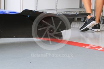 World © Octane Photographic Ltd. Sauber F1 Team C34-Ferrari bodywork air outlet. Saturday 19th September 2015, F1 Singapore Grand Prix Pit lane, Marina Bay. Digital Ref: 1432CB7D1212