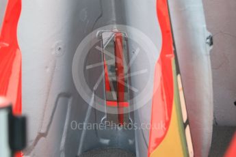 World © Octane Photographic Ltd. Scuderia Ferrari SF15-T air box cover. Saturday 19th September 2015, F1 Singapore Grand Prix Pit lane, Marina Bay. Digital Ref: 1432CB7D1259