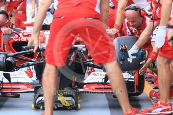 World © Octane Photographic Ltd. Scuderia Ferrari SF15-T– pit stop practice. Saturday 19th September 2015, F1 Singapore Grand Prix Pit lane, Marina Bay. Digital Ref: 1432CB7D1286