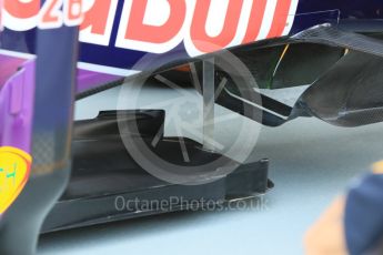 World © Octane Photographic Ltd. Infiniti Red Bull Racing RB11 undernose vane detail– Daniil Kvyat. Saturday 19th September 2015, F1 Singapore Grand Prix Pit lane, Marina Bay. Digital Ref: 1432CB7D1359