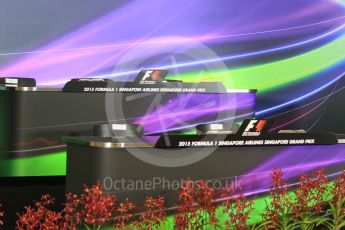 World © Octane Photographic Ltd. FIA Team Personnel Conference. Friday 18th September 2015, F1 Singapore. Franz Tost - Scuderia Toro Rosso – Team Principle, Toto Wolff - Mercedes AMG Petronas – Executvie Director, Claire Williams - Williams Martini Racing – Deputy Team Principle, John Booth - Manor Marussia F1 Team – Team Principle and Monisha Kaltenborn – Sauber F1 Team – Team Principle. Digital Ref: 1430CB7D1101