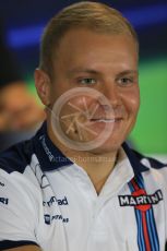 World © Octane Photographic Ltd. Williams Martini Racing – Valtteri Bottas. Thursday 17th September 2015, F1 Singapore Grand Prix FIA Drivers’ Press Conference, Marina Bay. Digital Ref: 1425LB1D4428
