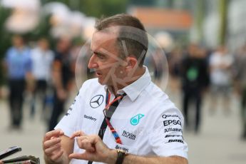 World © Octane Photographic Ltd. Mercedes AMG Petronas – Paddy Lowe - Executive Director (Technical). Thursday 17th September 2015, F1 Singapore Grand Prix Paddock, Marina Bay. Digital Ref: