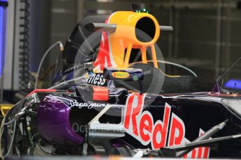 World © Octane Photographic Ltd. Infiniti Red Bull Racing RB11. Thursday 17th September 2015, F1 Singapore Grand Prix Pit lane, Marina Bay. Digital Ref: 1424CB7D9565