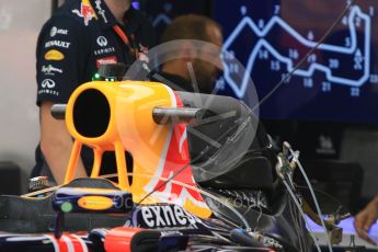 World © Octane Photographic Ltd. Infiniti Red Bull Racing RB11. Thursday 17th September 2015, F1 Singapore Grand Prix Pit lane, Marina Bay. Digital Ref: 1424CB7D9568