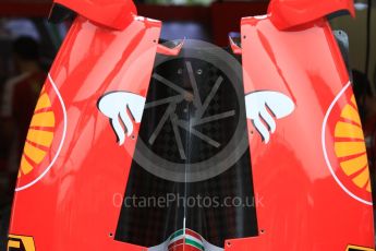 World © Octane Photographic Ltd. Scuderia Ferrari SF15-T. Thursday 17th September 2015, F1 Singapore Grand Prix Pit lane, Marina Bay. Digital Ref: 1424CB7D9588