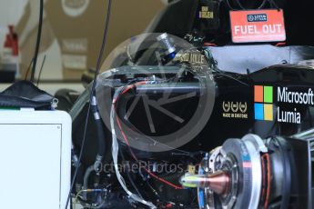 World © Octane Photographic Ltd. Lotus F1 Team E23 Hybrid – Romain Grosjean. Thursday 17th September 2015, F1 Singapore Grand Prix Pit lane, Marina Bay. Digital Ref: 1424CB7D9624