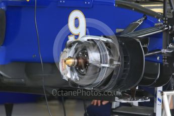 World © Octane Photographic Ltd. Sauber F1 Team C34-Ferrari – Marcus Ericsson. Thursday 17th September 2015, F1 Singapore Grand Prix Pit lane, Marina Bay. Digital Ref: 1424CB7D9635