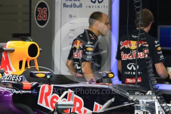 World © Octane Photographic Ltd. Infiniti Red Bull Racing RB11 – Daniil Kvyat. Thursday 17th September 2015, F1 Singapore Grand Prix Pit lane, Marina Bay. Digital Ref: 1424CB7D9696