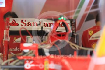 World © Octane Photographic Ltd. Scuderia Ferrari SF15-T. Thursday 17th September 2015, F1 Singapore Grand Prix Pit lane, Marina Bay. Digital Ref: 1424LB1D4112