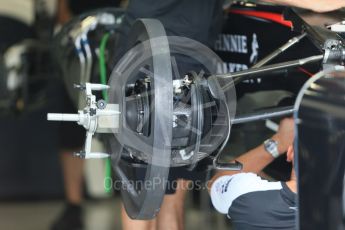 World © Octane Photographic Ltd. McLaren Honda MP4/30. Thursday 17th September 2015, F1 Singapore Grand Prix Pit lane, Marina Bay. Digital Ref: 1424LB1D4126